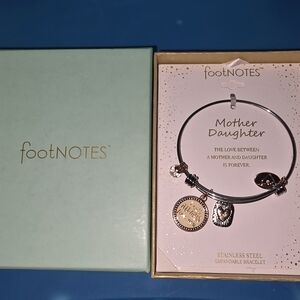 Stainless Steel Mother Daughter Bracelet